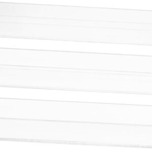 Acrylic Seasoning Rack Transparent Countertop Organizer for Spice Jars Kitchen Storage Holder Non Deforming Desktop Spice Rack for Home