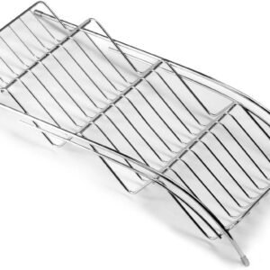 Diversified In-Drawer Spice Rack With Rubberized Feet, Spice Jar Organizer for Drawer, Drawer Spice Organizer, Seasoning & Condiment Storage for Kitchen Drawer